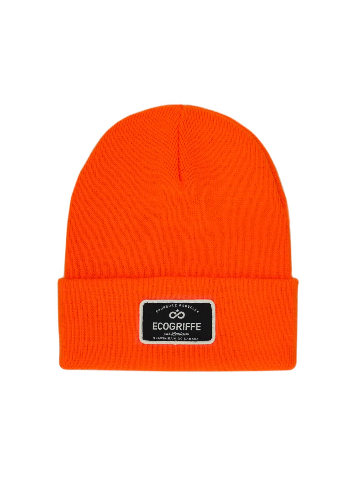 ECOGRIFFE – wholesale Beanie – Unisex – Tuque orange fluo Tradition - taille adulte0