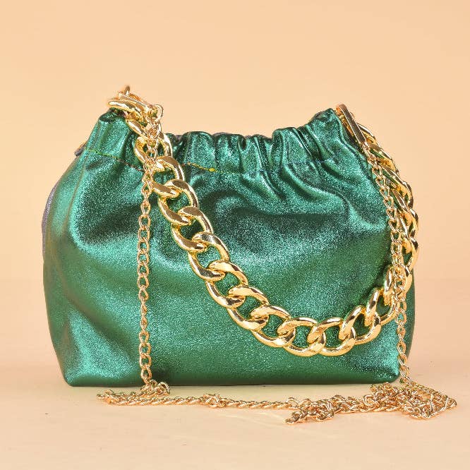 Marque Chain - Patchwork leather clutch for wholesale by ebarrito
