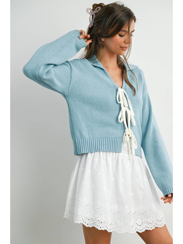 WHITE Eyelet Ruffle Smocked Skirt - BMS7764 for wholesale on Faire10