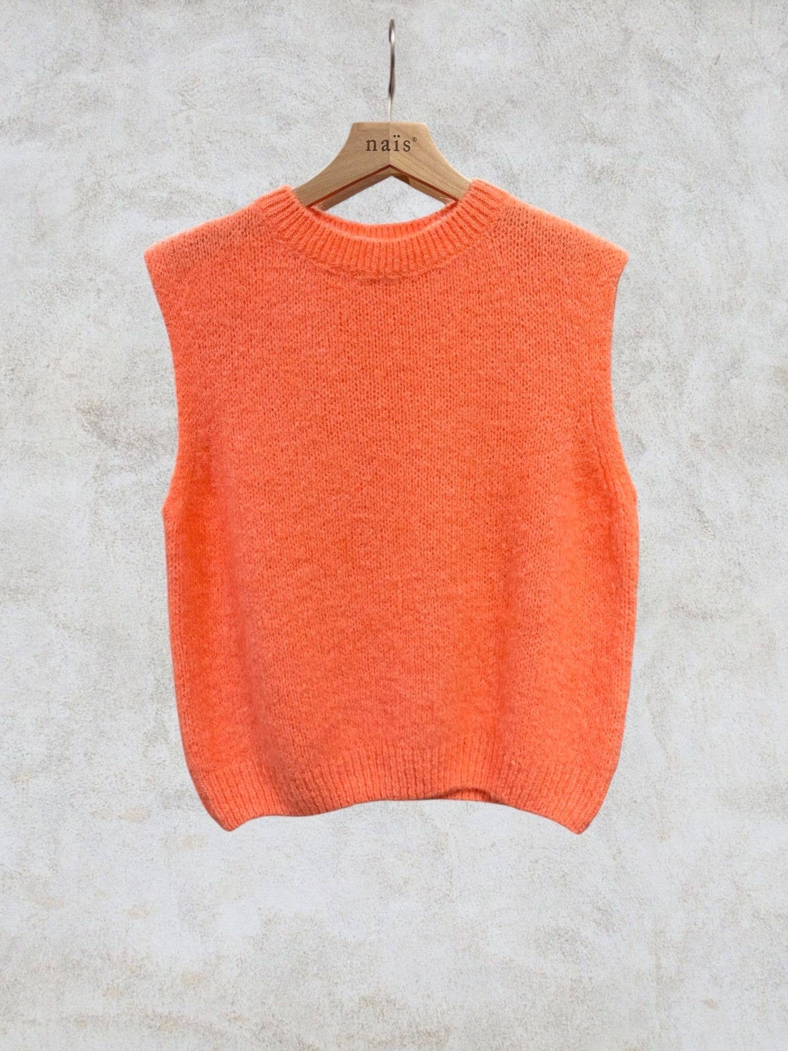 NAÏS PARIS - Wholesale Knit Sweater - Women's - Round neck sleeveless sweater in kid mohair and wool12