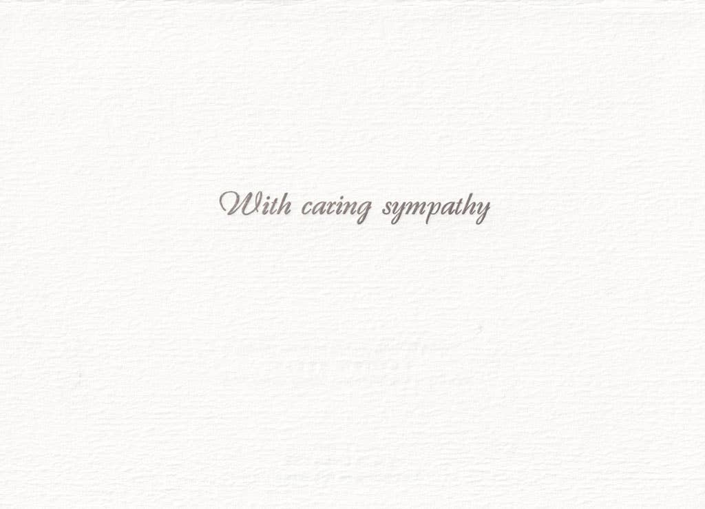 Saturn Press – Großhandel Beileidskarten – Horizon - Mitgefühl Gruß2