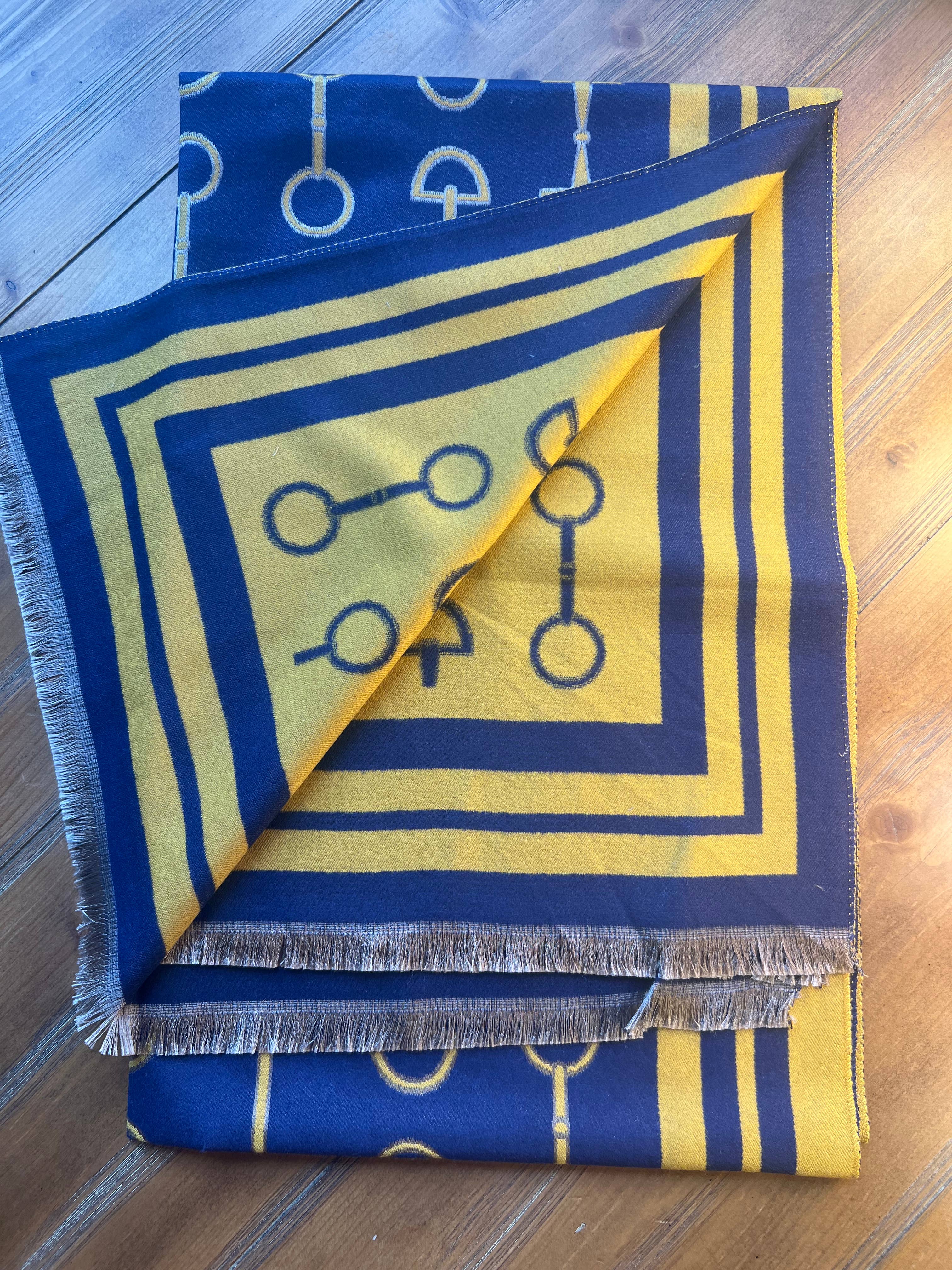 Westrian International - Vente Écharpe – femme - Écharpe d'hiver Equestrian Snaffle Bit Horse Design5