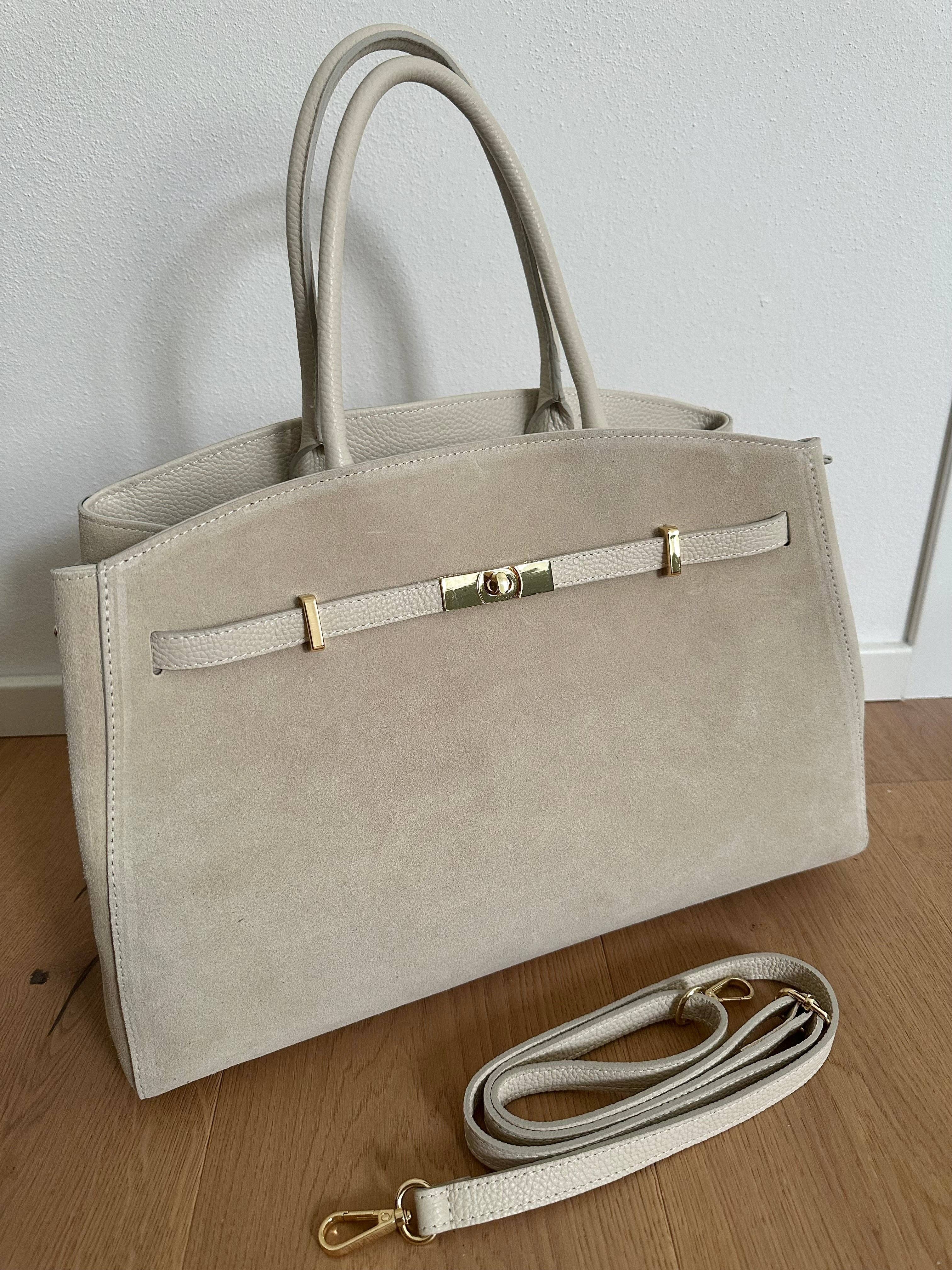 Zhade - Wholesale Top Handle Bag - Women's - AMELIA BIG- suede1