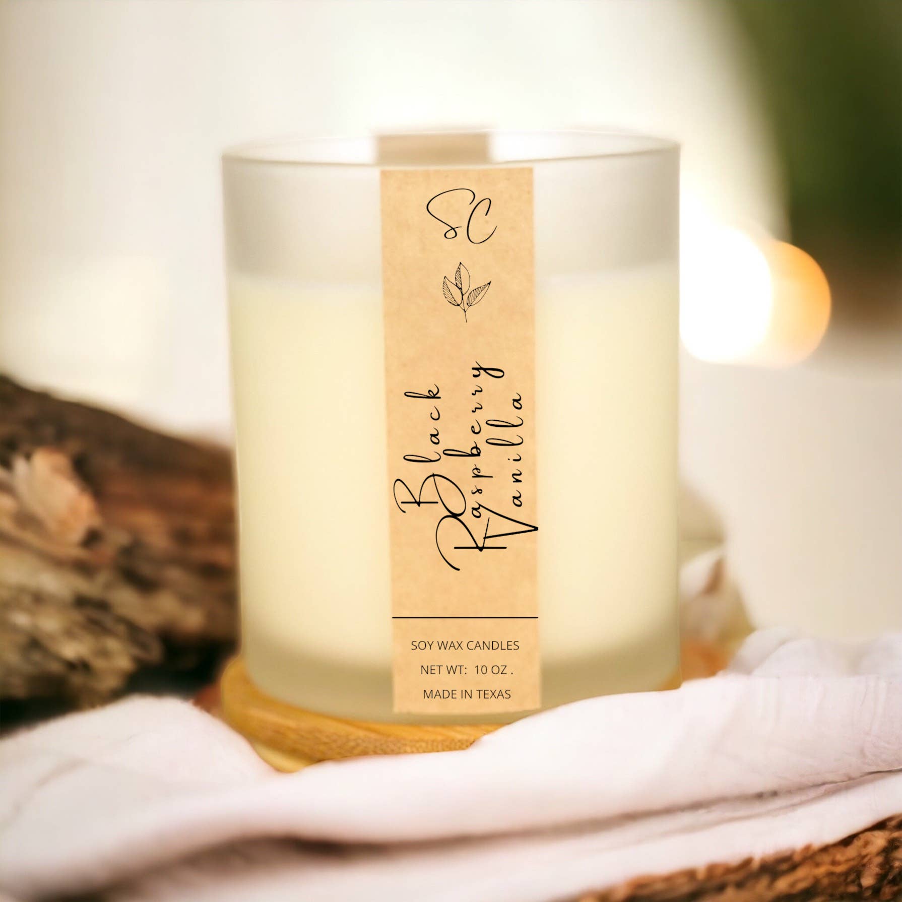 Sweet Caramel Shop – wholesale Jar/filled candle – Black Raspberry Soy Candle, Luxury Large Candle 14 fl oz