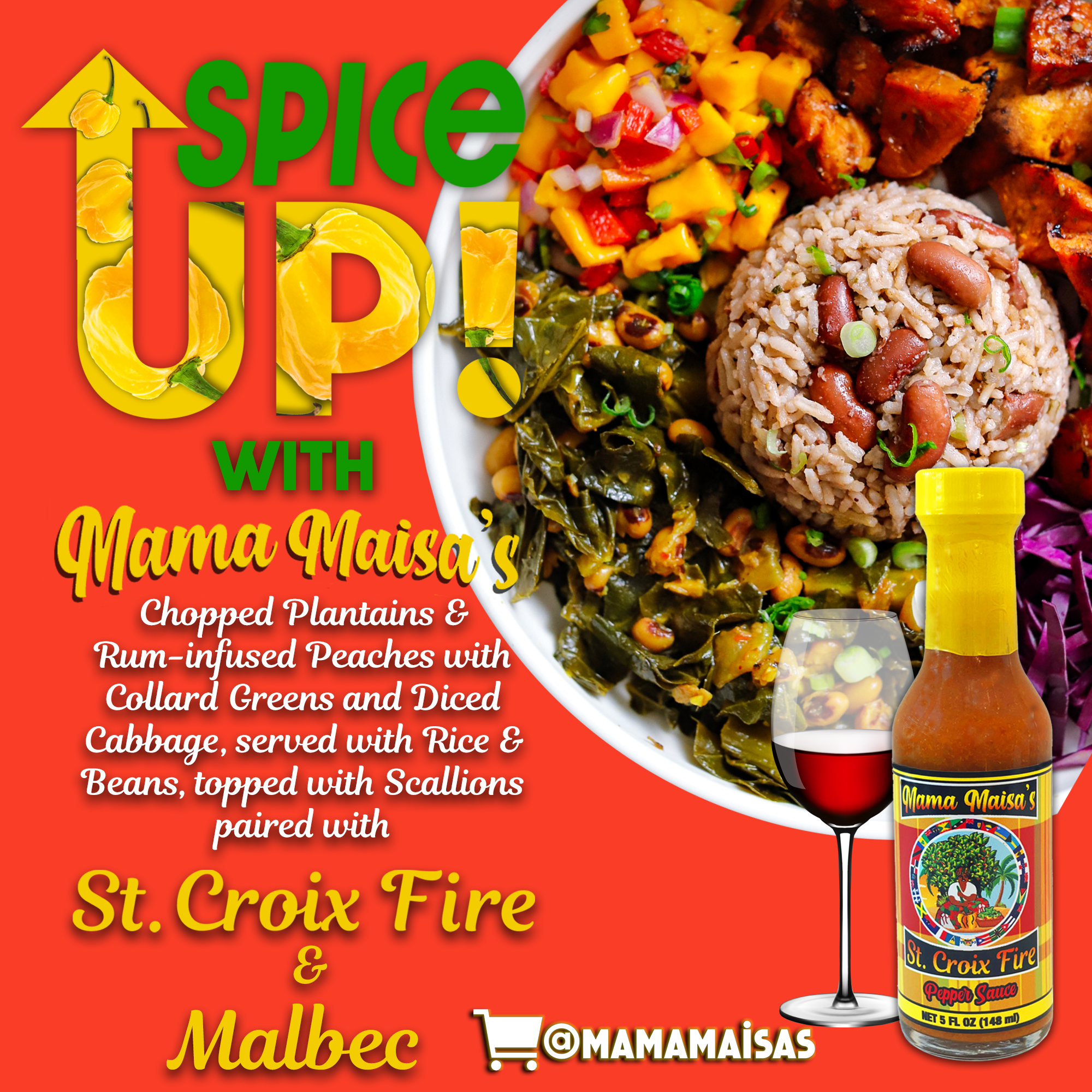 Mama Maisa's Pepper Sauce - Wholesale Hot Sauce - Mama Maisa's Pepper Sauce St. Croix Fire, Gourmet Hot Sauce8