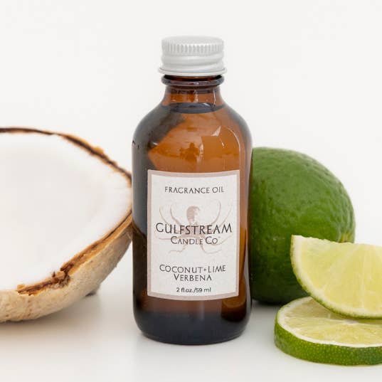 Coconut + Lime Verbena Fragrance Oil for wholesale by Gulfstream Candle Company