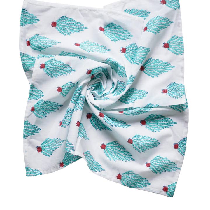 Annahmol - Wholesale Bandana - Women's - Hand Block Printed Cotton Bandana: Assorted Prints :20 Inch13