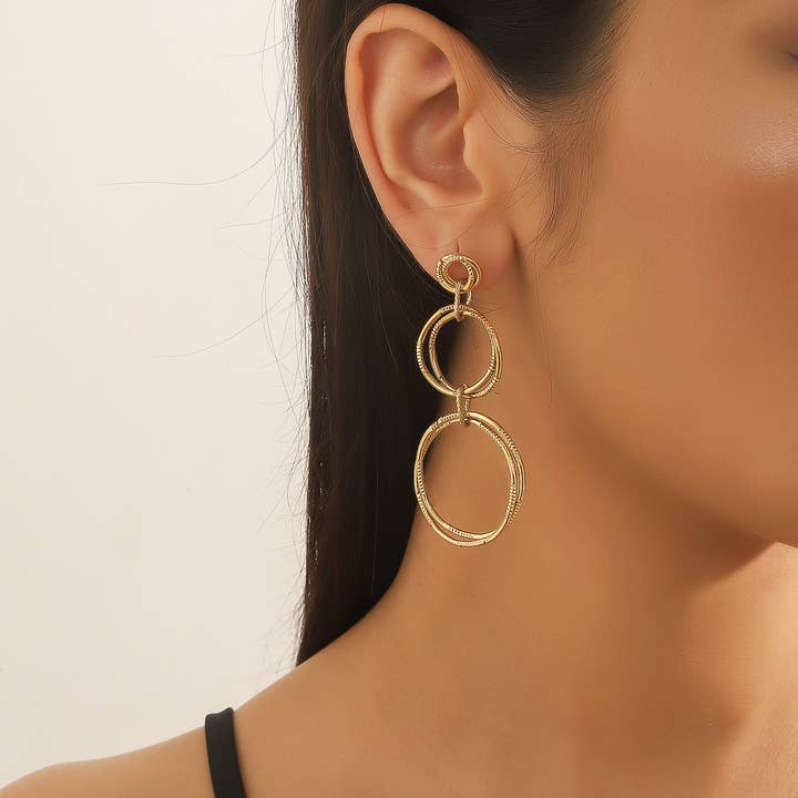 24BOA103 Stainless Steel Stud Earrings for wholesale by Blossom bijoux