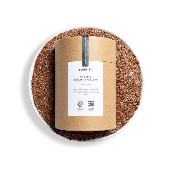 Semi di lino marroni biologici per la vendita all'ingrosso da parte di Forrist