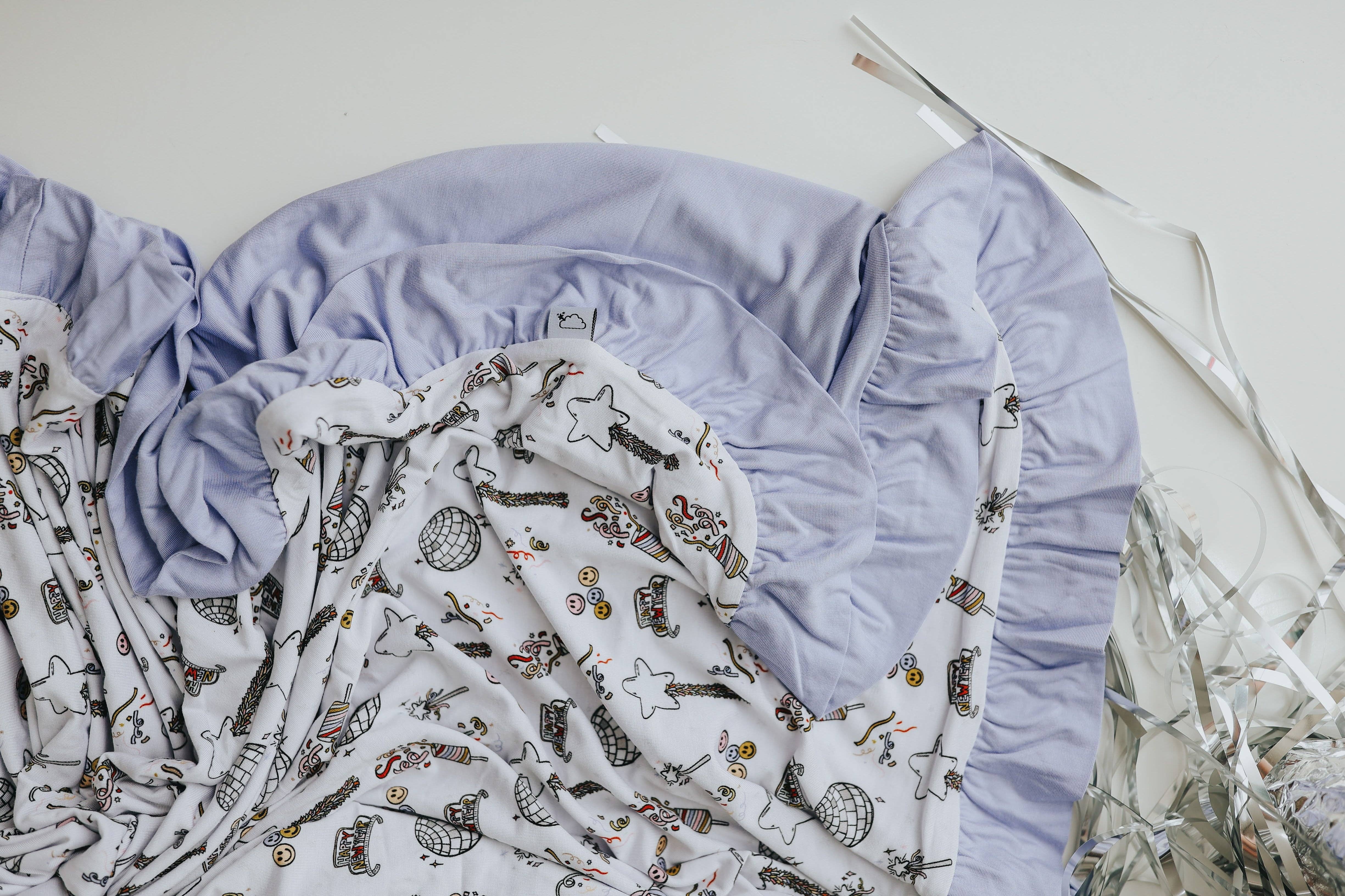 Dream Big Little Co. - Wholesale Bedding Blanket - Kids & Baby - MIDNIGHT MAGIC DREAM RUFFLE BLANKET9