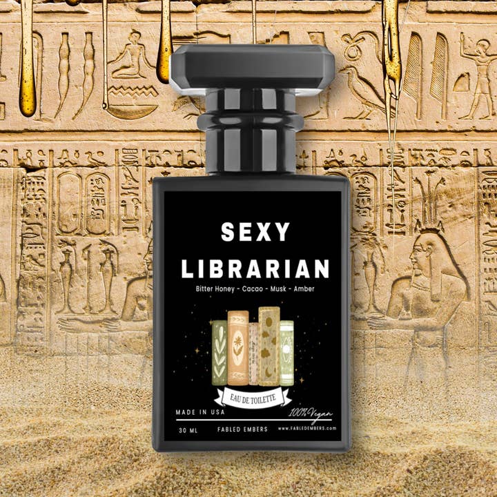 SEXY LIBRARIAN Perfume | Upscale Bookish | For Readers for wholesale by Fabled Embers