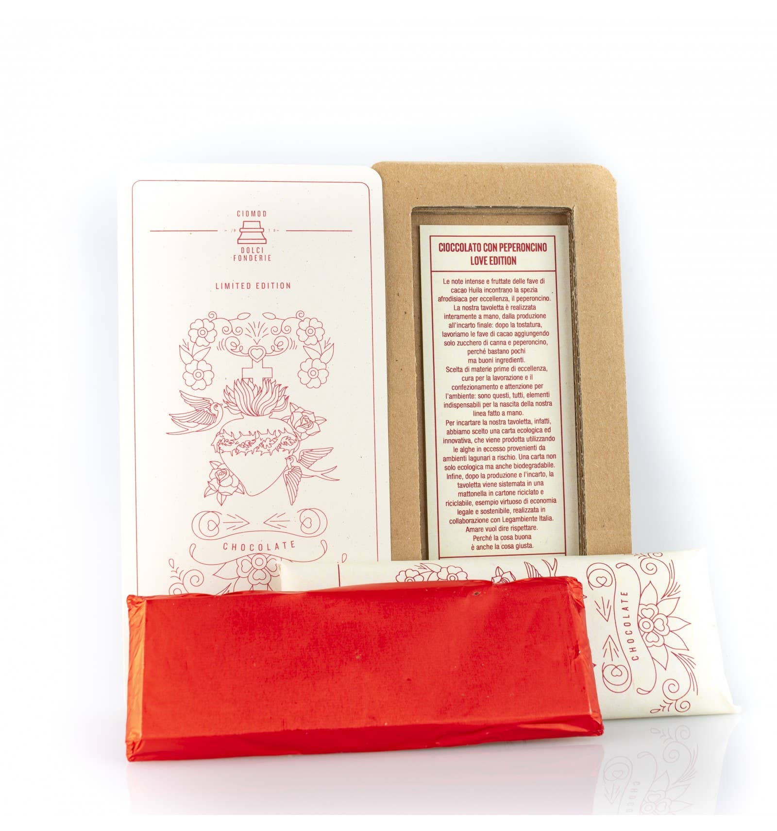 Emporio Sicilia - Wholesale Chocolate Bar - IGP Modica Chocolate with Chili Pepper - Ciomod0