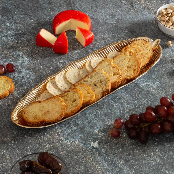 Luxe Party - Wholesale Charger Plate - Leaf Gold Plastic Charger Plate | 1 Charger1