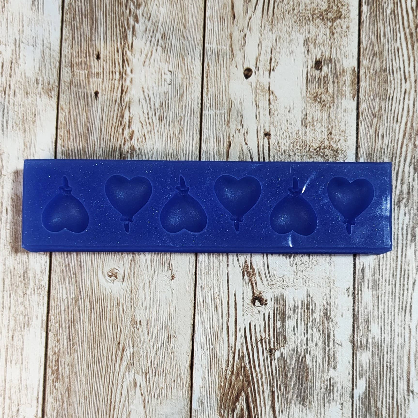 Serena Creazione di Serena Stampone - Wholesale DIY Craft Kit - Mold 6 Heart Balloons 2cm in silicone for resin, plaster1