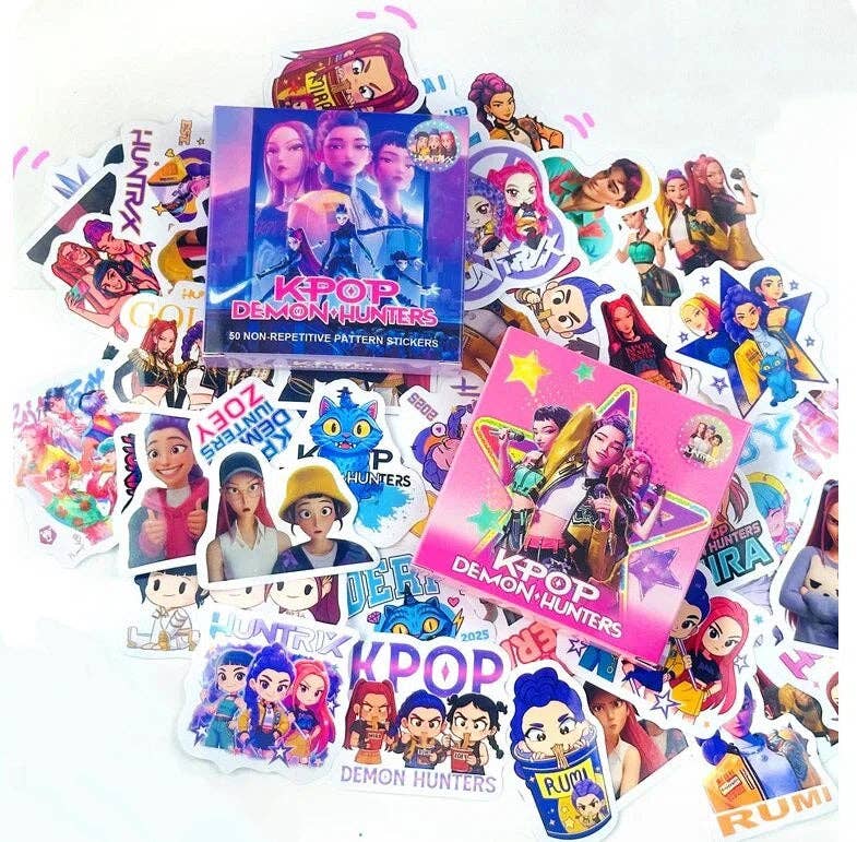Auraquise - Wholesale Sticker - Kids & Baby - K-Pop Demon Hunters Cartoon Stickers Box Set, Creative Kids Stickers for Journals and DIY Crafts4