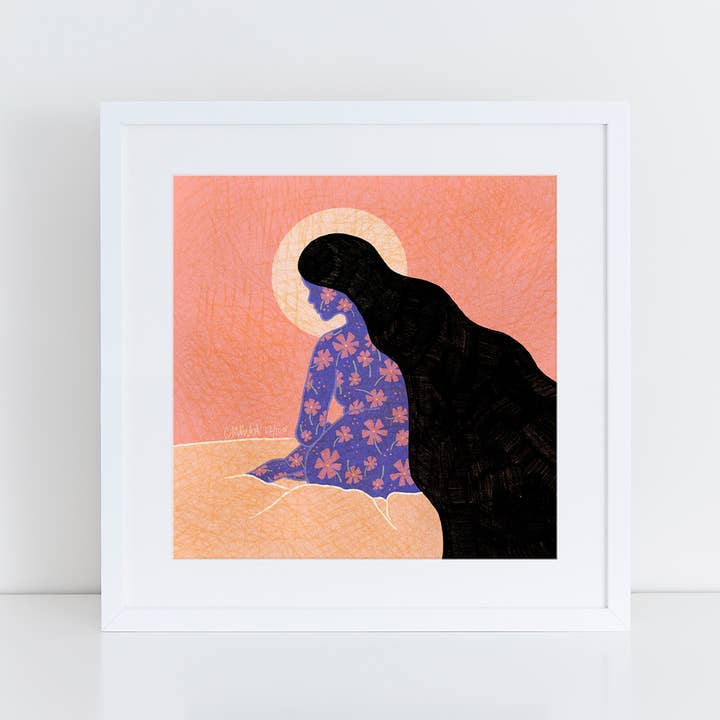 Mother of the Moon - Wholesale Art Print - Ostara Goddess Art Print