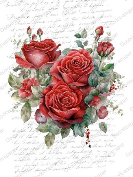 DRP152 - Papier de riz A4 pour la vente par Decoricepaper