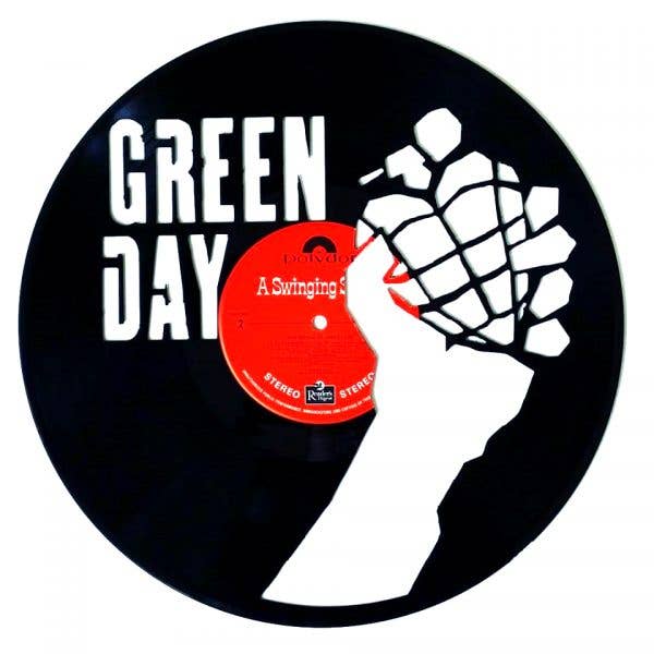 Vinyl pladekunst - Grøn dag for engroshandel hos Broken Record