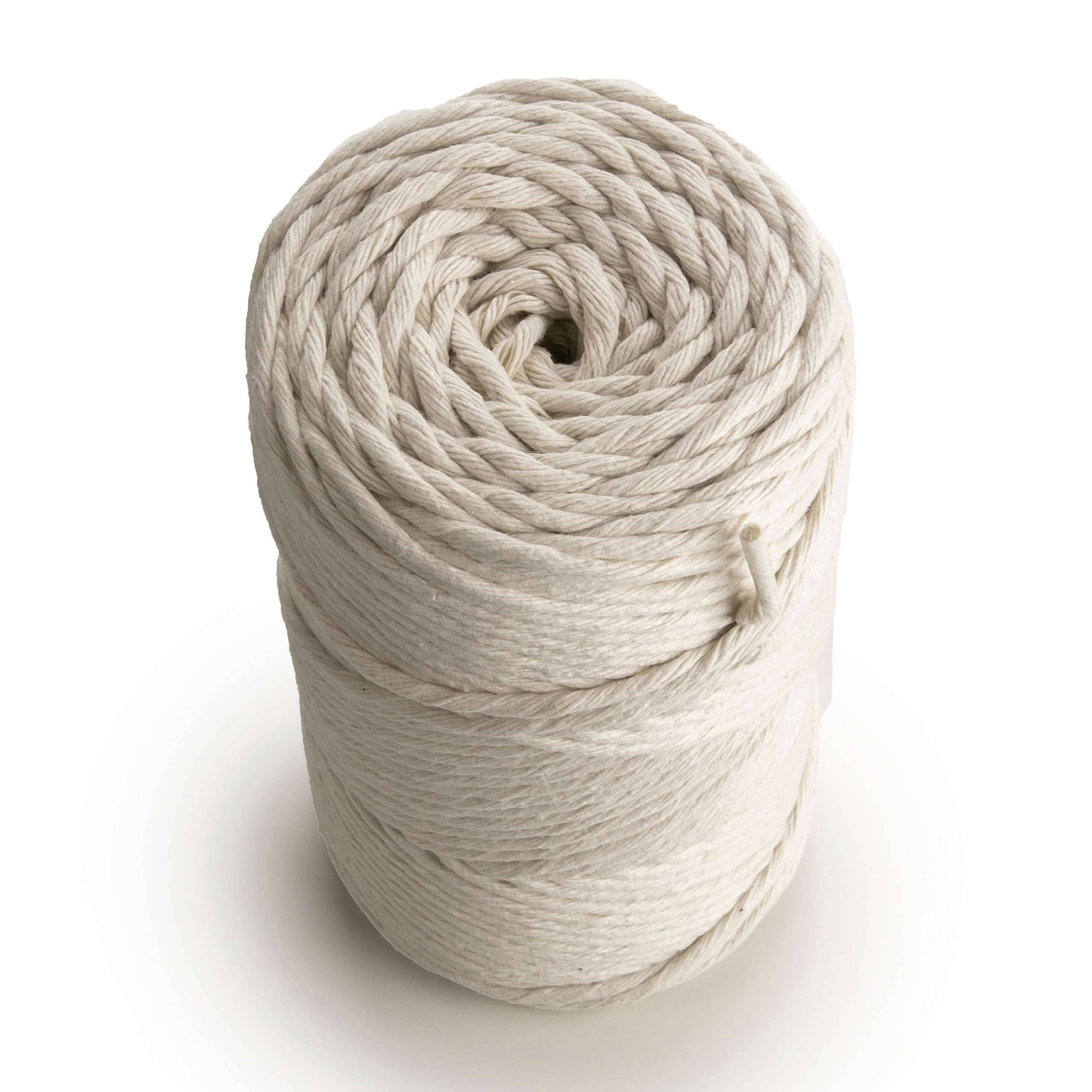 MB Cordas - Wholesale Twine - 3mm Single Strand Twisted 500g Cotton Cord NATURAL2