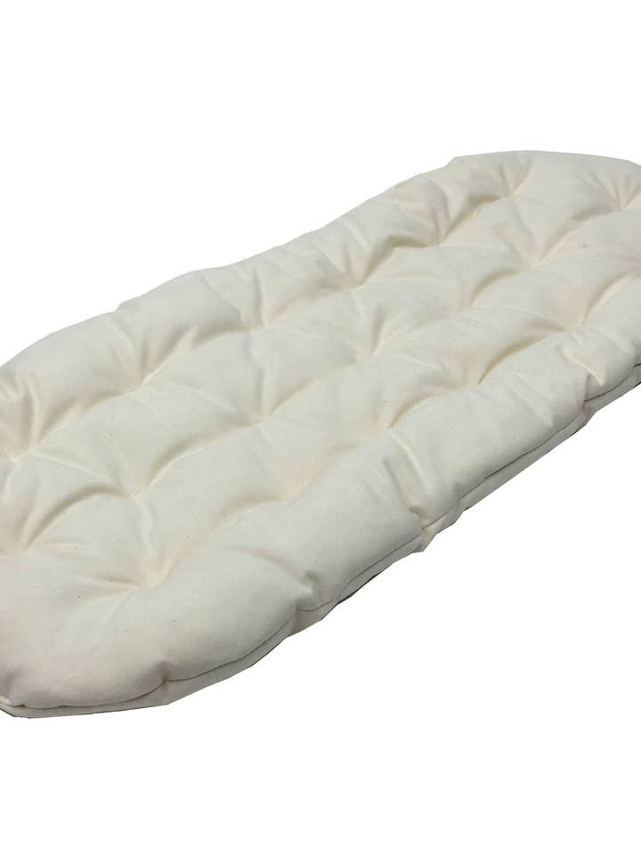 Organic Cotton Futon Mattress Topper Pad - Custom Size and Shape for wholesale by Wendy Anne