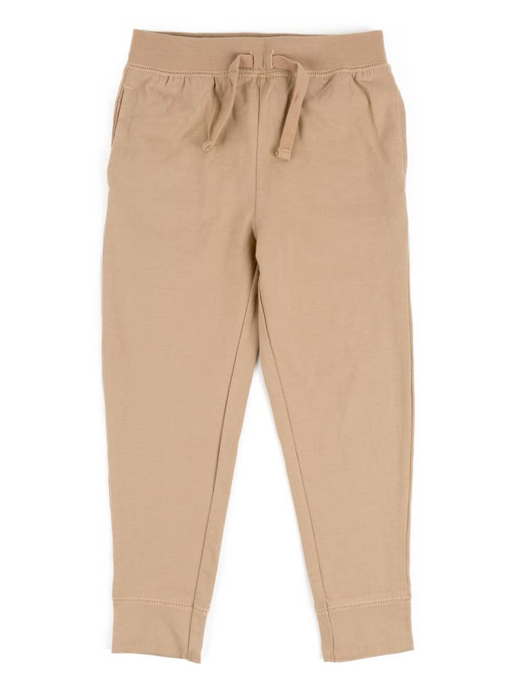 Kids Drawstring Pants Cotton Basics Back to School Kids for wholesale by Leveret Pajamas