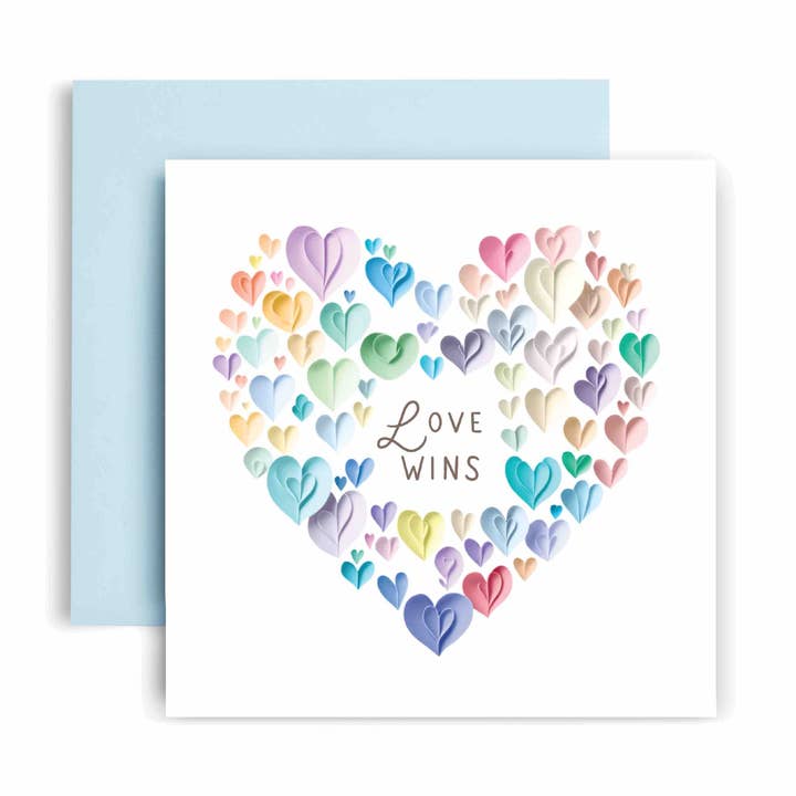 Love Wins Wedding Card for wholesale by Huxters