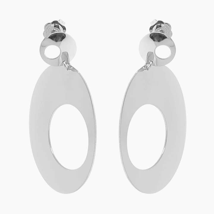 Runde Ohrringe mit abgerundeten für den Großhandel von Homen