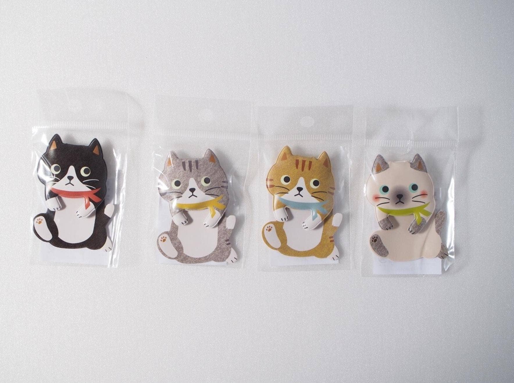 「FUNJI」In Japan – wholesale Bookmark – Japanese Cat Magnetic Clip Kawaii Bookmark Memo Holder4