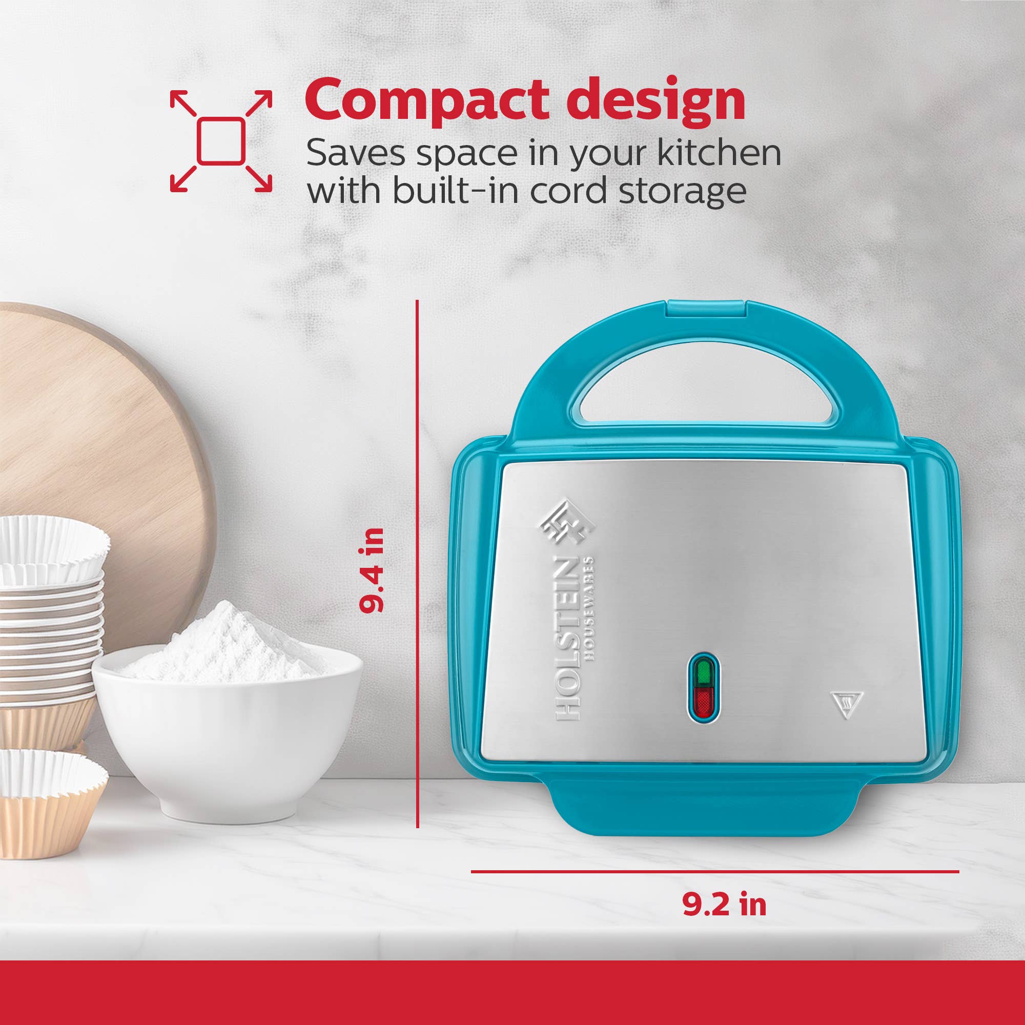 Holstein Housewares - Wholesale Kitchen Appliance - Holstein Housewares Cupcake Maker 6 Full Size Muffins16