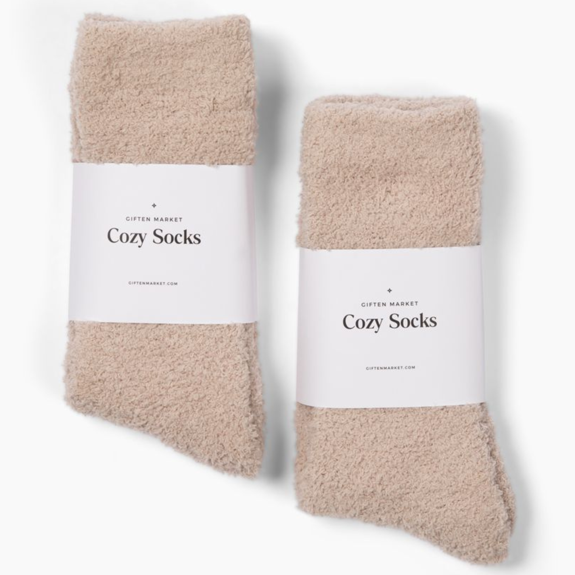 Giften Market - Wholesale Socks - Women's - Cozy Cloud Socks - Ivory - Warm & Soft - Women’s Gift8