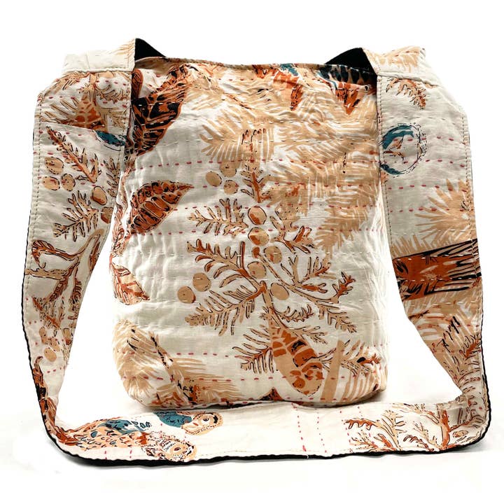 Jafsons International - Wholesale Crossbody Bag - Women's - Hippie Chicâ„¢ Handbag-owls - Brown