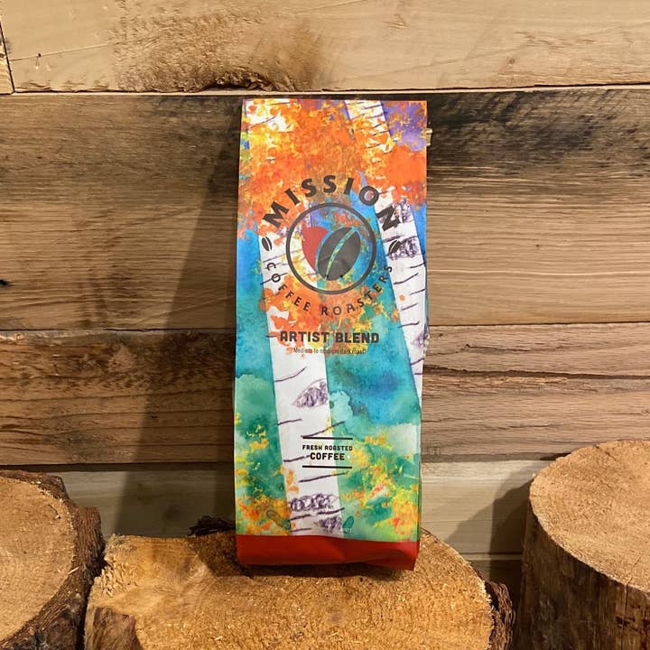 Artist Blend - 12 oz Whole Bean for wholesale by Mission Coffee Roasters, Inc.