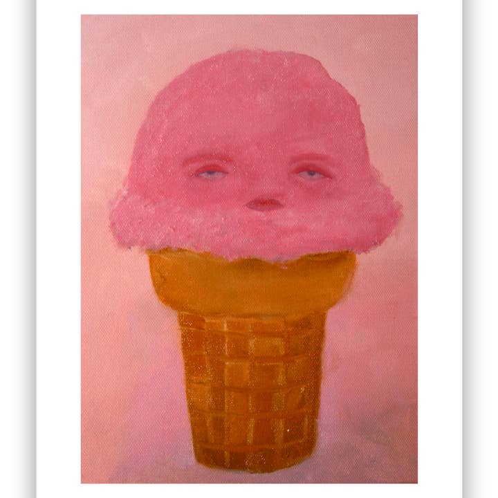 Impressão de Gelado Deprimido de 11" x 14" por atacado de Jodi Lynn's Emporium of Doodles