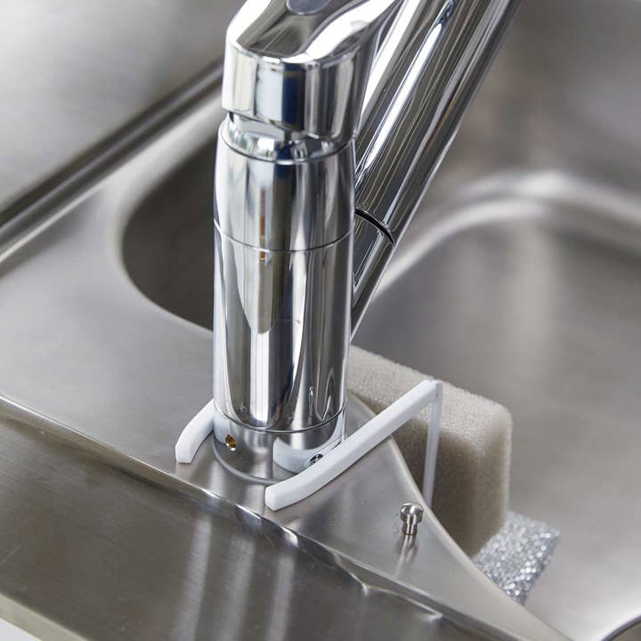 Yamazaki Home - Wholesale Sponge Holder - Tower Faucet-Hanging Sponge Holder - Steel - Double