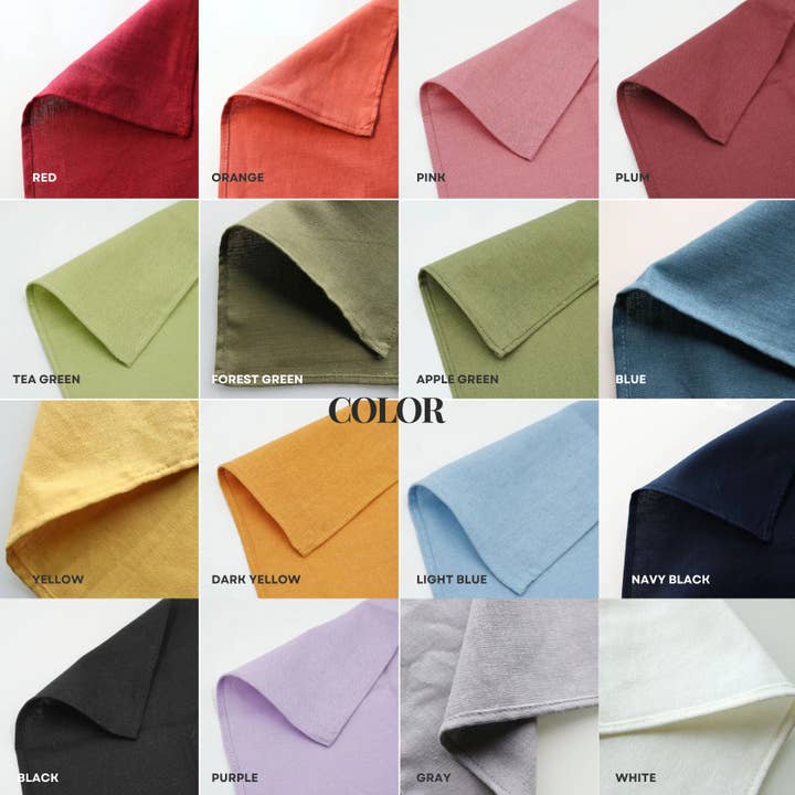 Tonkin Handicraft - Wholesale Coasters - Customize Linen Handkerchief3