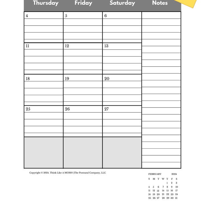 Think Like A Mom - Wholesale Planner - Motherload Planner7