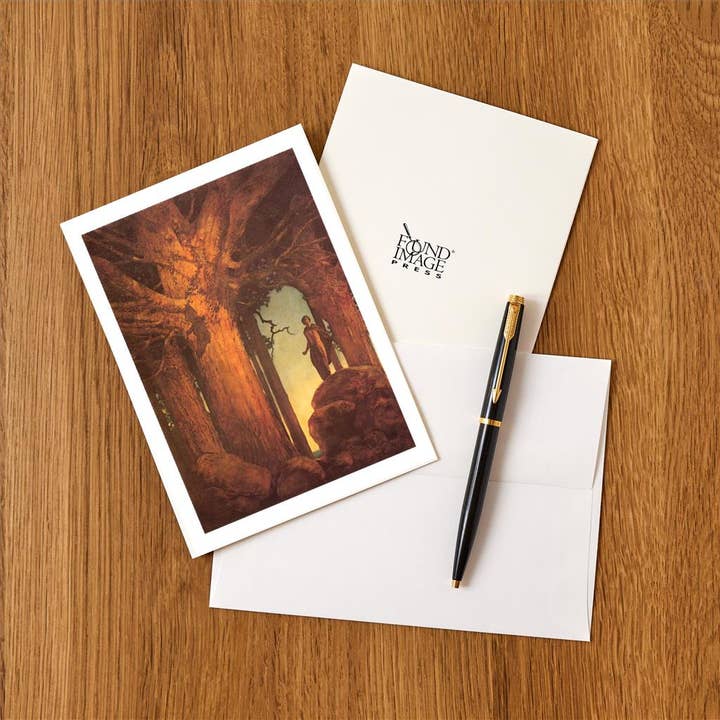 Found Image Press - Wholesale Stationery/Notecard Set - Greeting Card AT-375 Jason and the Talking Oak1