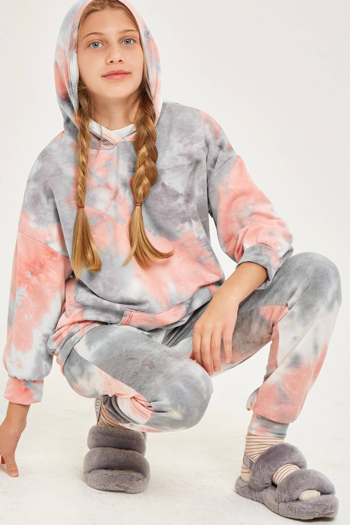 Good Girl – wholesale Lounge sweatpants/jogging bottoms – Kids – Kids Tie Dye Sweatpants9