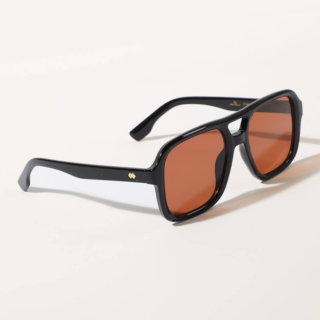 12 CORES SORTIDAS Óculos de Sol de Forma Quadrada com Lentes Escuras para venda a revendedores na Faire7