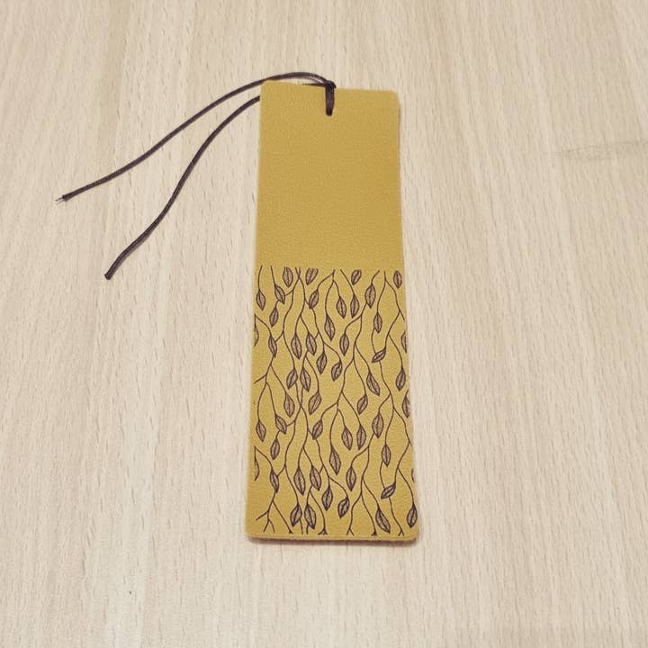 Laser Engraved Leatherette Bookmark for wholesale by Nathan-michael Crafts