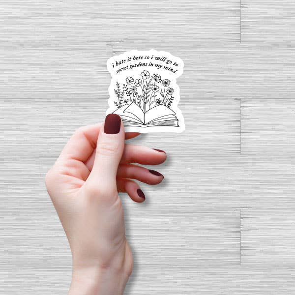 Bücherliebhaber-Fluchtaufkleber für den Großhandel von Felicia Nicole Design