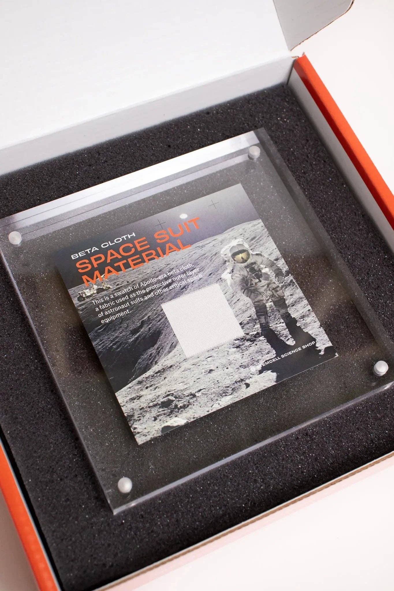 Stemcell Science Shop – Großhandel Tischdeko – NASA-Materialprobe für Raumanzüge aus Beta-Gewebe2