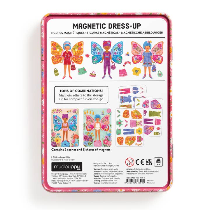 Chronicle Books - Wholesale Toy Set - Kids - Butterfly Bliss Magnetic Dress-up