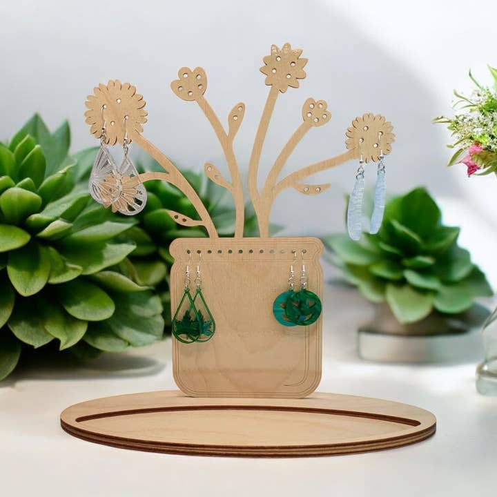 Jewelry holder - floral vase for wholesale by BoisMagique