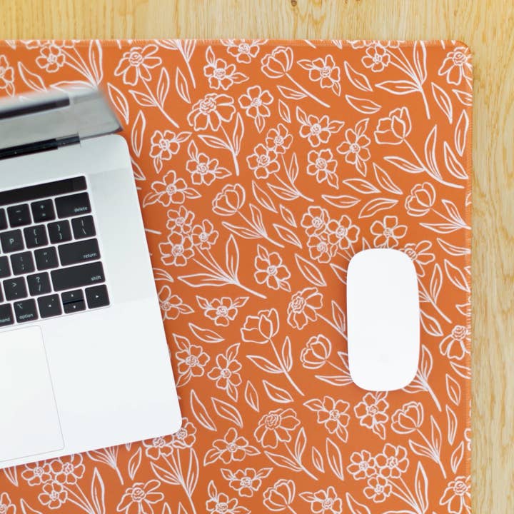 Terracotta Desk Pad | Fall & Halloween for wholesale by Elyse Breanne Design