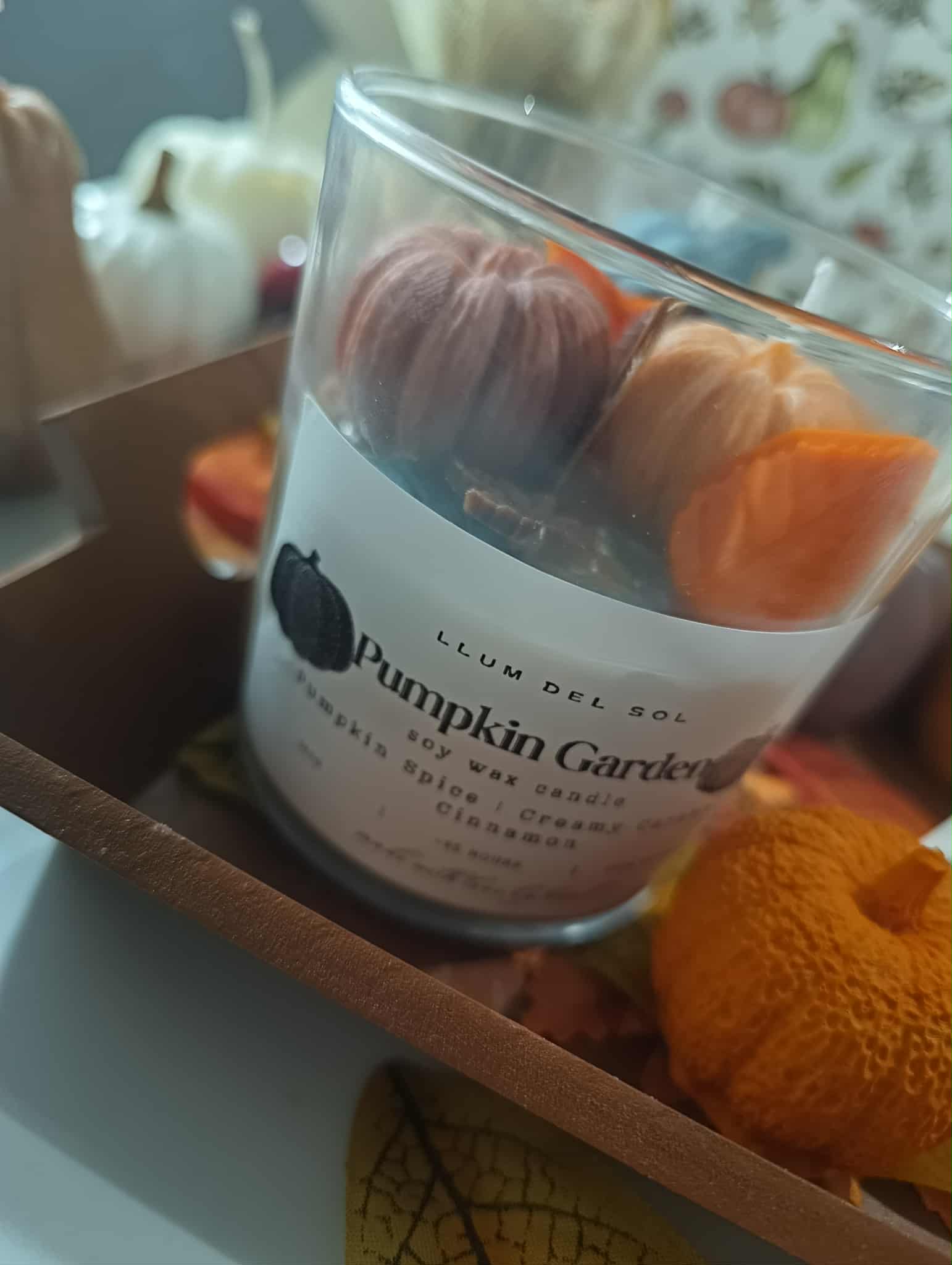 Llum del Sol - Wholesale Jar/Filled Candle - Pumpkin Candle Chai Candle – Pumpkin Spice, Creamy Caramel 14