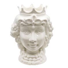 Roa Enterprise SRL - Venta al por mayor Floreros - Jarrones de cerámica cabeza de moro siciliana1