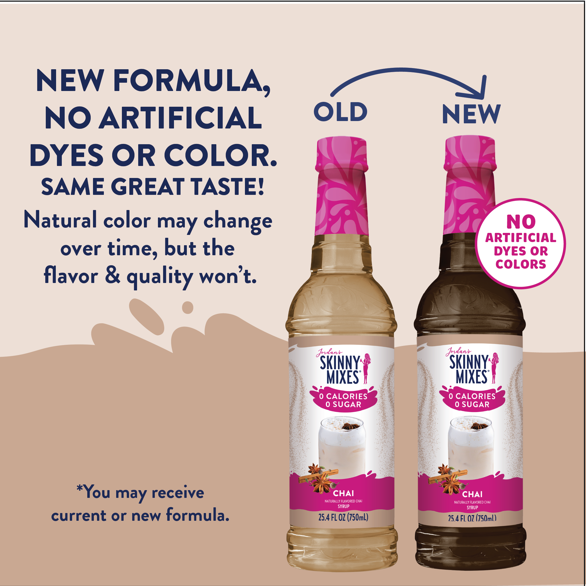 Jordan's Skinny Mixes - Wholesale Flavored Syrup - Sugar Free Chai Syrup3