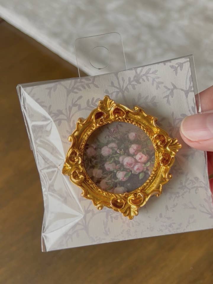 Vintage Inspired Round Miniature Magnet for wholesale by Vintage by WPC