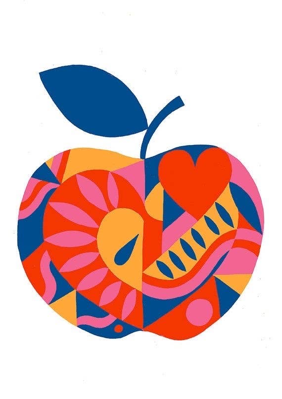 #MAISENZA - Wholesale Screen Printed T-Shirt - Women's - Apple T-shirt1